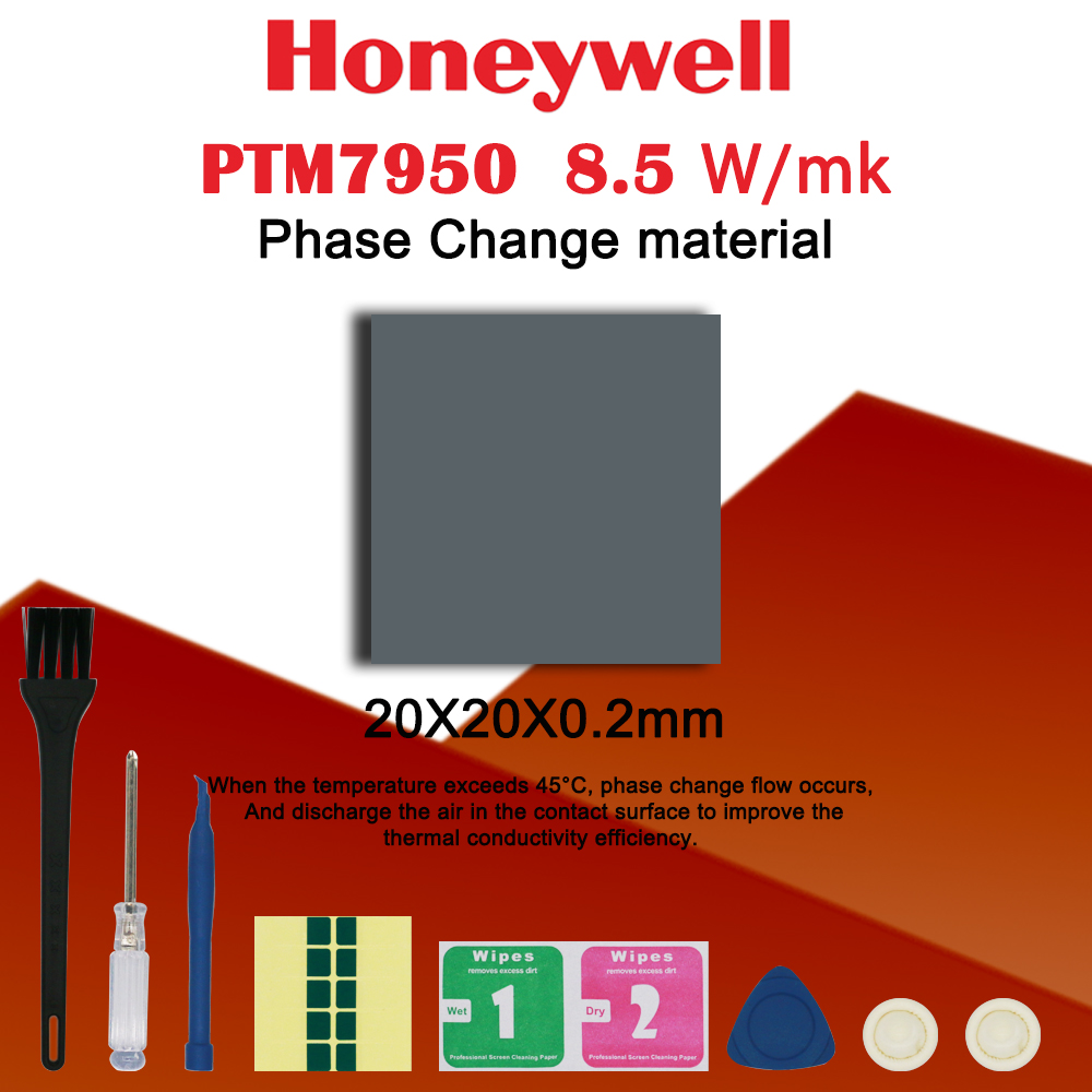 Laptop Cooling Pad - Honeywell PTM7950 Phasenwechsel-Pad 8,5W/mk Wärmeleitpaste Material