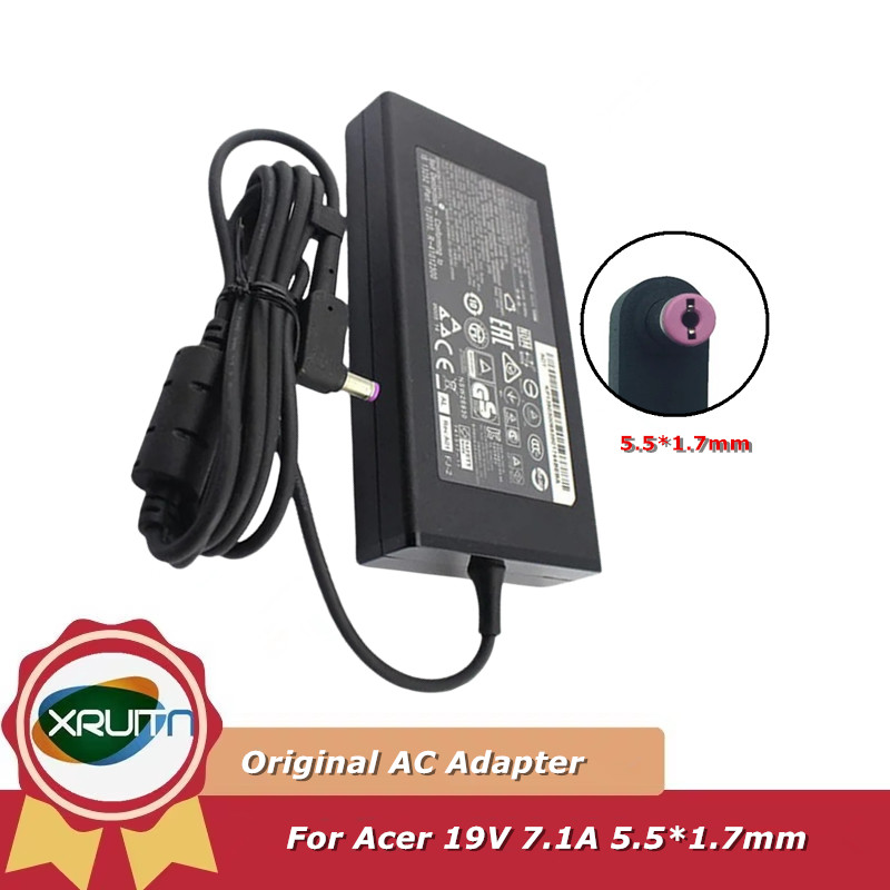 Laptop Charger - 19V 7,1A 135W 5,5*1,7mm Laptop-Netzteil-Ladegerät für