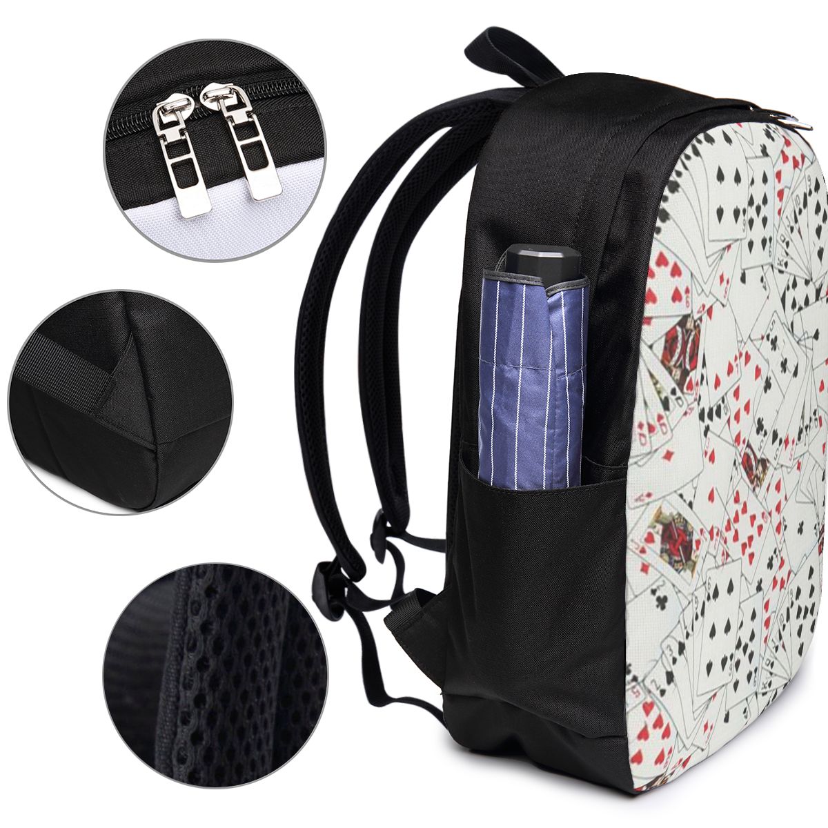 Rucksack mit Spielkarten-Poker – Laptop Bag Bewertung und Preis