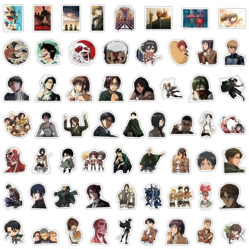60 Stück Attack on Titan Anime – Laptop Original Accessories Bewertung und Preis